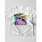 Tricou fata goala si flori. Photo 1